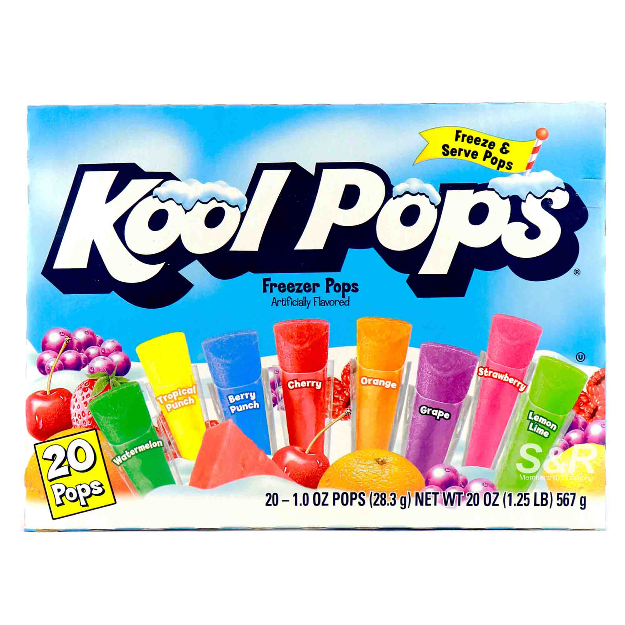Kool Pops Freezer Pops 20pcs Kool Pops Freezer Pops 20pcs